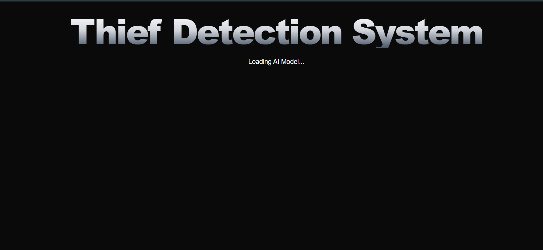 AI Thief Detection System